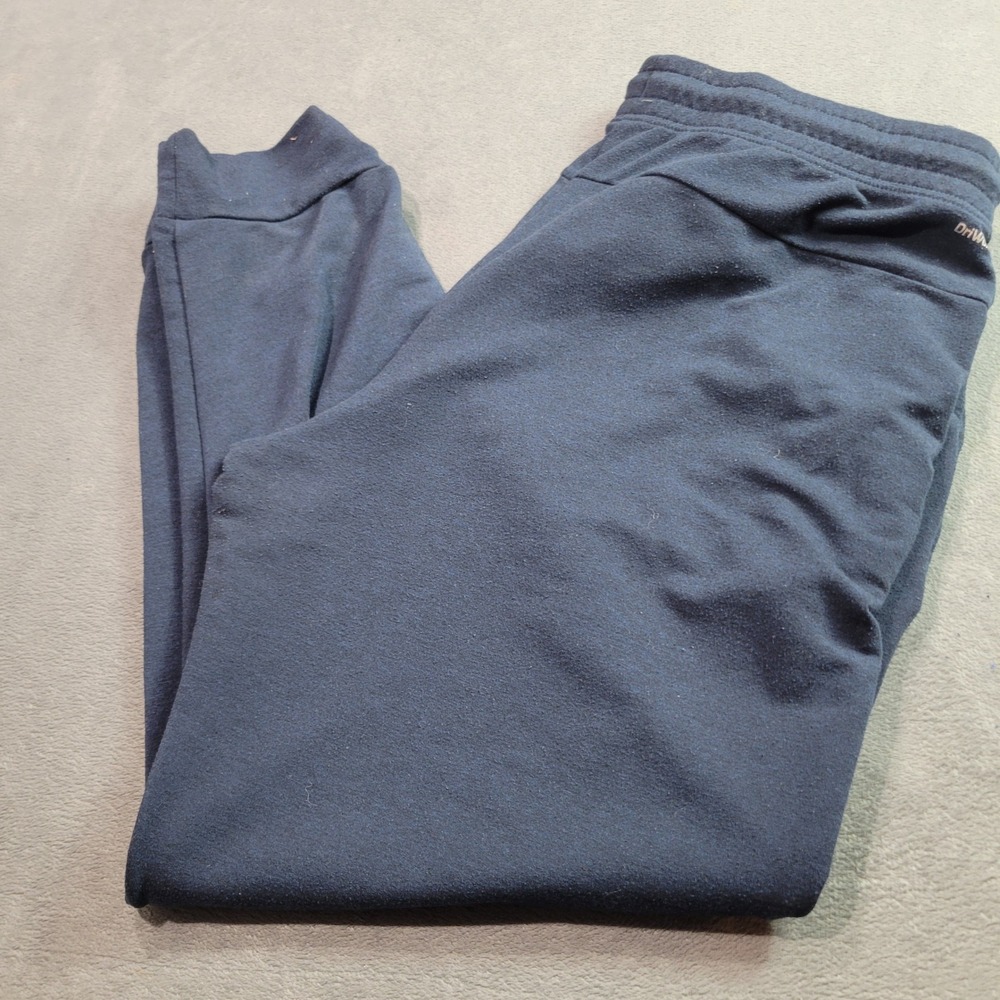 Athletic Works Mens XL 40-42 Navy Blue DriWorks Jogger Sweatpants Recycled Blend